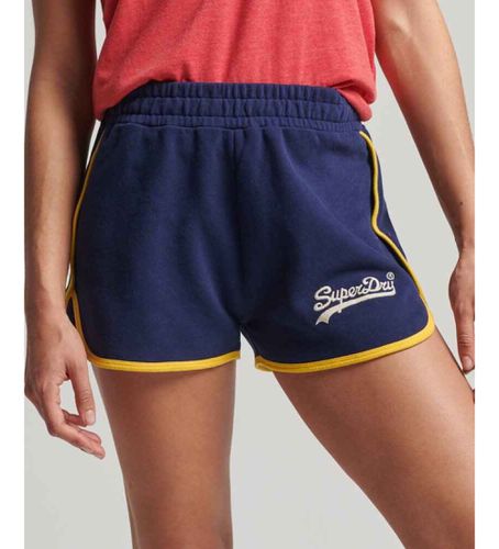 W7110280A Short Logo Vintage Logo College (XS), Casuel, Sport, Coton, Marine - Superdry - Modalova