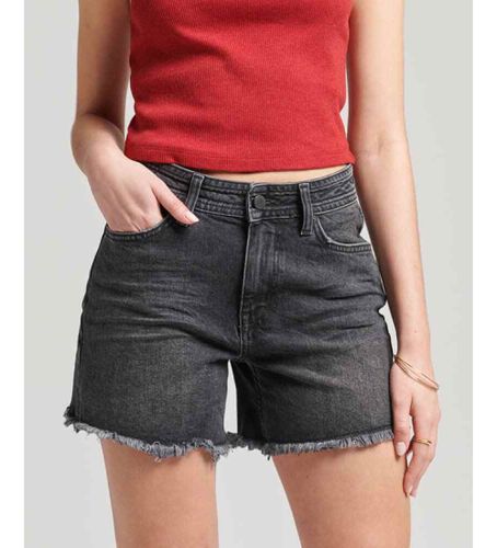 W7110290A Short ajusté à taille moyenne (25), Casuel, Coton, Denim - Superdry - Modalova