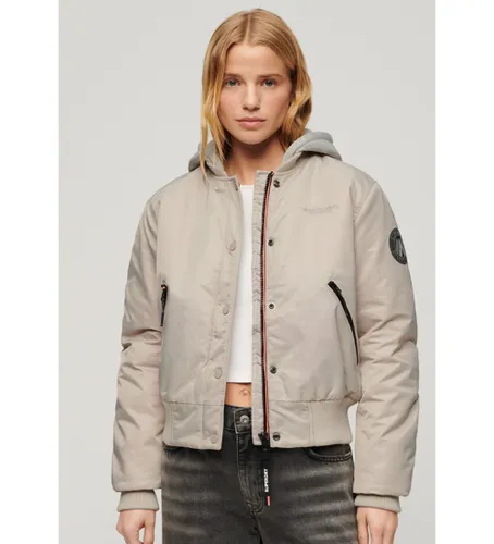 W5011654A Blouson bombardier à capuche (XS), Casuel, Nylon, Manche longue - Superdry - Modalova