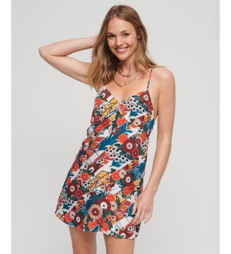 W8011498A Robe imprimée multicolore (XS), Casuel, Viscose, Sans manches / bretelles - Superdry - Modalova