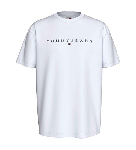 DM0DM17993 T-shirt à col rond avec logo (S), Casuel, Coton, Manche courte - Tommy Jeans - Modalova