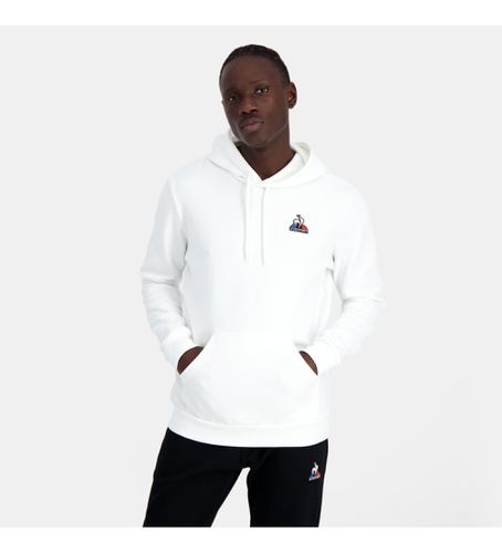 Sweat à capuche blanc (M), Casuel, Coton, Multisport, Manche longue - Le Coq Sportif - Modalova