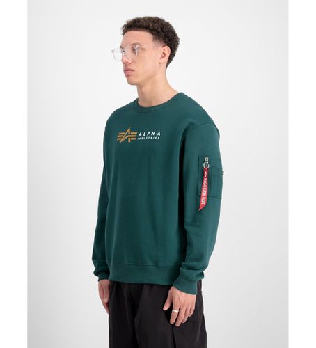 Sweat-shirt Alpha Label (M), Casuel, Coton, Manche longue - ALPHA INDUSTRIES - Modalova