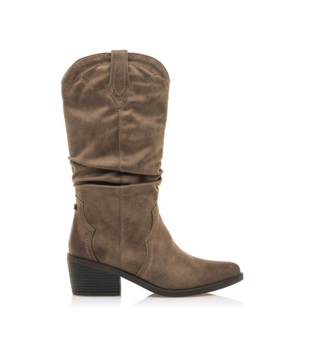 Bottes Tanubis marron -Hauteur du talon 6cm (40), Tissu, 5 à 8 cm, Fermeture éclair, Casuel - MTNG - Modalova