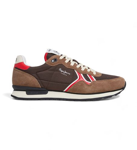 PMS40016 Brit Leather Sneakers Brown Series (43), Cuir, Marron, Plat, Lacets, Casuel - Pepe Jeans - Modalova