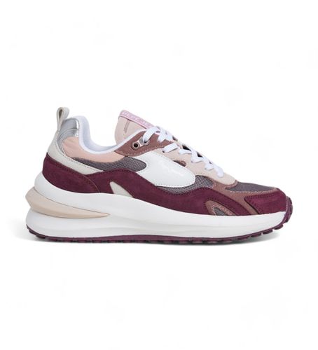 PLS60013 Winslow Urban Leather Sneakers maroon (40), Cuir, 3 à 5 cm, Lacets, Casuel, Grenat - Pepe Jeans - Modalova