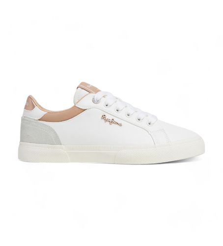 PLS31588 Trainers Kenton Court (36), Blanc, Plat, Lacets, Casuel - Pepe Jeans - Modalova