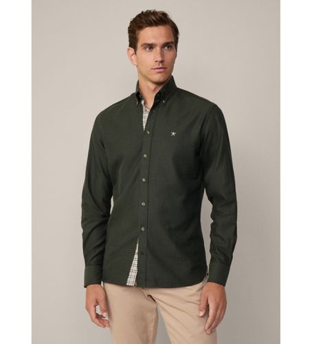 HM3010065 Chemise à bordures en flanelle, (M), Casuel, Coton, Manche longue - Hackett London - Modalova