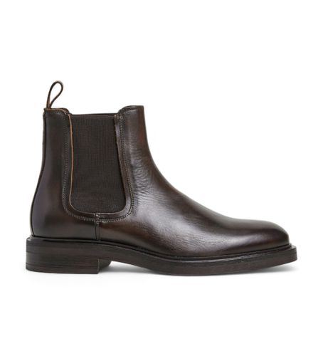 HMS21410 Egmont Chelsea Leather Ankle Boots marron (43), Cuir, Plat, Aucun, Casuel - Hackett London - Modalova