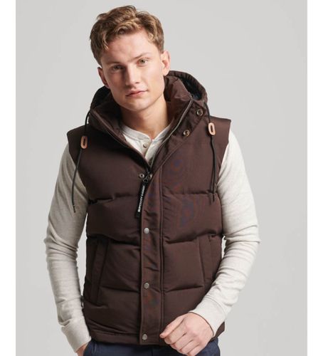 M5011708A Gilet Everest marron (S), Casuel, Nylon - Superdry - Modalova