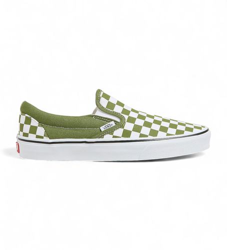 Unisex. VN000D03CIB1 Trainers Classic Slip-On (34.5), Tissu, Plat, Aucun, Casuel, Vert - Vans - Modalova