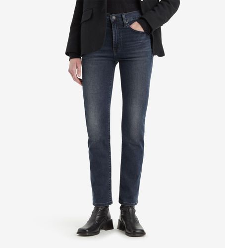 Jean droit taille haute 724 (25/32), Casuel, Coton, Denim, Marine - Levi's - Modalova