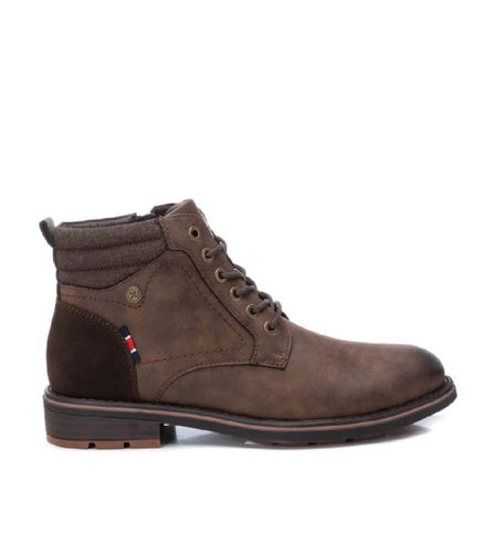 MARRON Bottes de chevilles 143221 marron (41), Plat, Lacets, Fermeture éclair, Casuel - Xti - Modalova