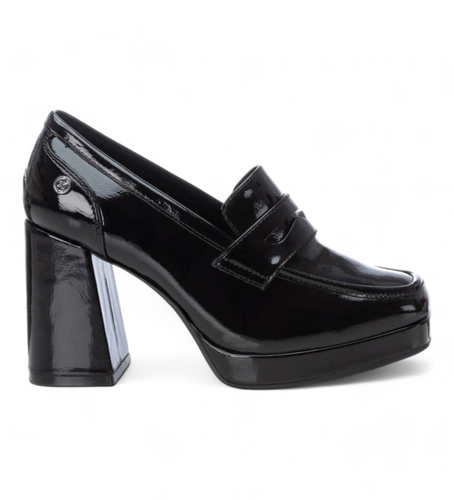 NEGRO Mocassins 143457 (37), 8 à 10 cm, Casuel, Vernis - Xti - Modalova