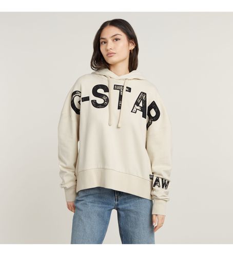 D25046-D589-127 Sweat à capuche oversize imprimé broderie (S), Casuel, Le coton biologique, Durable - G-Star - Modalova