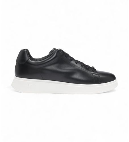 Bulton Leather Sneakers (40), Cuir, Noir, Plat, Lacets, Casuel - BOSS - Modalova