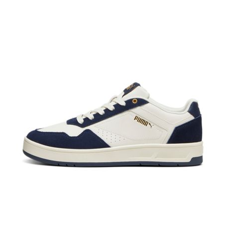 Unisex. 39726404 Baskets en cuir Court Classic SD blanc, (39), Plat, Lacets, Casuel - Puma - Modalova