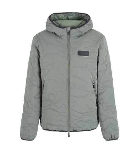 DPB69_PNHQZ Veste bombardier matelassée verte (L), Casuel, Polyester, Manche longue - EA7 - Modalova