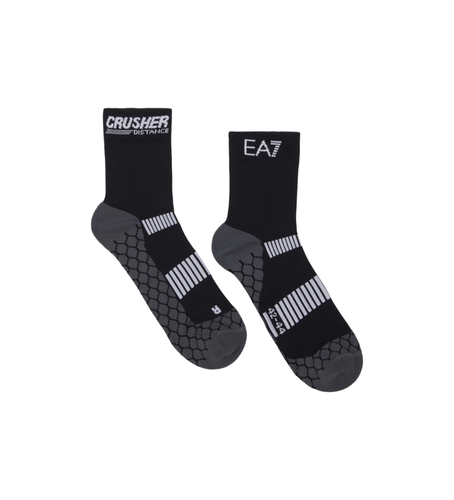 Unisex. 246001_CC999 Lot de 2 chaussettes de course à pied Crusher Distance , (L), Homewear, Sport, Multisport, Polyamide - EA7 - Modalova