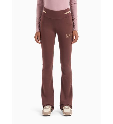 NTP68_TJ01Z Bas de survêtement Core Lady en coton stretch marron (L), Casuel, Sport, Multisport - EA7 - Modalova