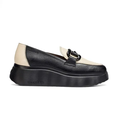 A-3604 Mocassins en cuir de Montréal (37), 5 à 8 cm, Aucun, Casuel - Wonders - Modalova