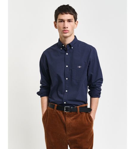 Chemise à coupe régulière avec micro-impression (5XL), Casuel, Coton, Manche longue - Gant - Modalova