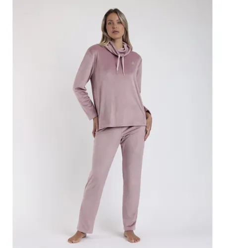 Pyjama manches longues velours (M), Homewear, Polyester, Manche longue - Admas - Modalova