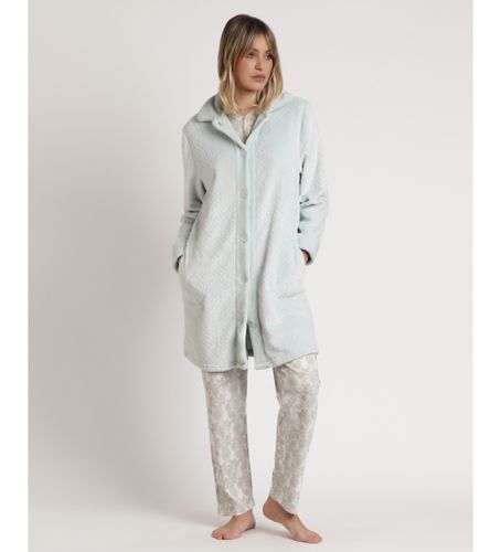 Robe de chambre bleue à manches longues (S), Homewear, Polyester, Manche longue - Admas - Modalova