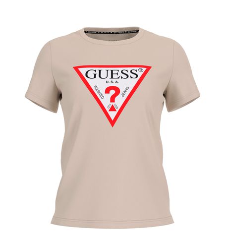 W1YI1BI3Z14 T-shirt à logo triangulaire (XS), Casuel, Coton, Manche courte - Guess - Modalova