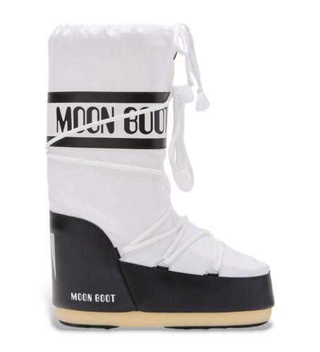 D1400440 Bottes Icon en nylon , blanc (35/38), Plat, Aucun, Casuel, Neige - Moon Boot - Modalova