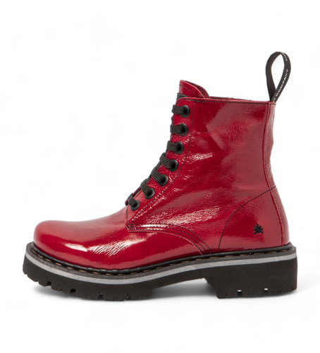 Unisex. 111661308003_008 Bottines en cuir 1166 Marina rouge (37), Plat, 1 à 3 cm, Lacets, Casuel - Art - Modalova