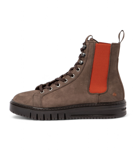 Unisex. 1177912D8003_012 Bottines en cuir 1779 marron (36), Plat, Lacets, Casuel - Art - Modalova