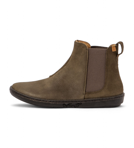 D10005_0G3 Bottines en cuir N5310 vertes (36), Plat, Aucun, Casuel - El Naturalista - Modalova