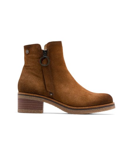 Bottines en cuir avec fermeture éclair Gleda Brown (36), Marron, 3 à 5 cm, Casuel - Porronet - Modalova