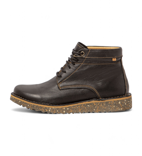 Unisex. 256341101005_001 Bottines N5634 (41), Cuir, Plat, Lacets, Casuel - El Naturalista - Modalova