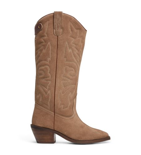 PLS50557 April West bottes en cuir marron (38), Beige, 5 à 8 cm, Aucun, Casuel - Pepe Jeans - Modalova