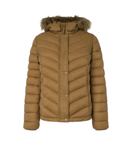 PL402480 Veste Babs brune courte Babs brune courte (XS), Marron, Casuel, Nylon, Durable - Pepe Jeans - Modalova