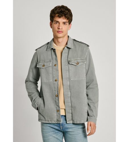 PM403000 Veste Eaton Colour Field (S), Casuel, Vert, Coton, Durable - Pepe Jeans - Modalova