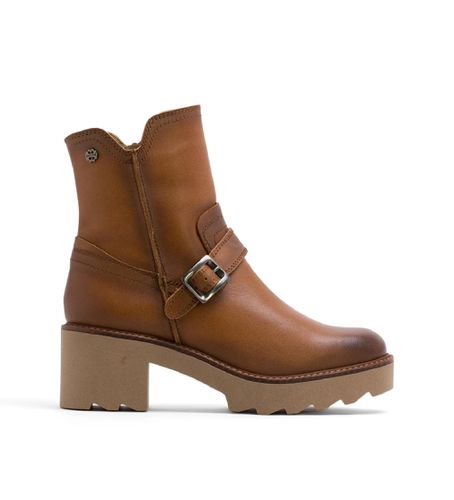 Bottines en cuir avec fermeture éclair Malia marron (36), 5 à 8 cm, Casuel - Porronet - Modalova