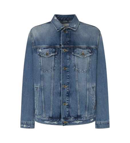 PM403039 Veste détendue (S), Casuel, Denim, Le coton biologique, Durable - Pepe Jeans - Modalova