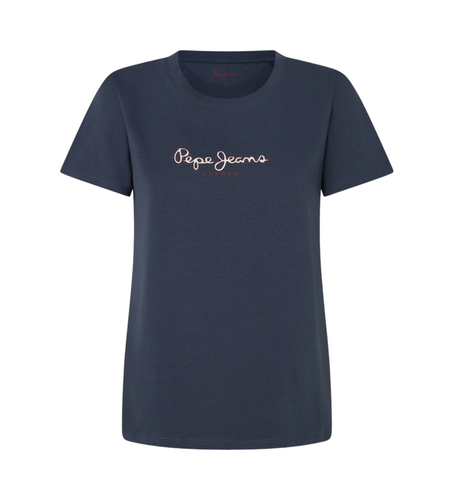 PL505951 T-shirt Fiore (XS), Casuel, Manche courte, Le coton biologique, Durable, Marine - Pepe Jeans - Modalova