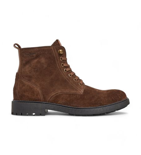 PMS50247 Fred Earth - Bottines en cuir marron (40), Plat, Lacets, Fermeture éclair, Casuel - Pepe Jeans - Modalova