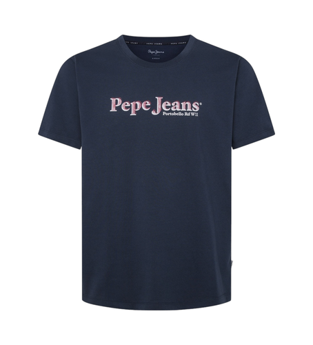 PM509649 T-shirt Somers (XS), Casuel, Manche courte, Le coton biologique, Durable, Marine - Pepe Jeans - Modalova