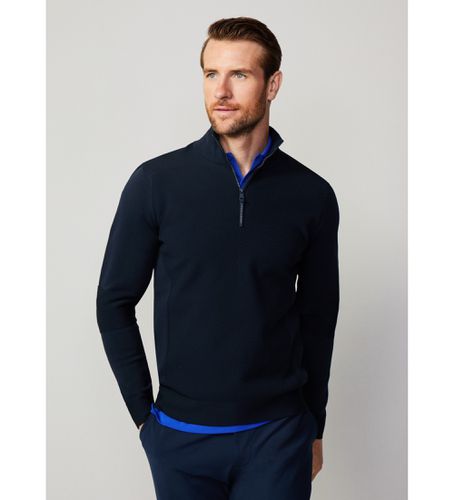 HM703177 Pull Hs Seamless Hzip (XS), Casuel, Polyester, Marine - Hackett London - Modalova