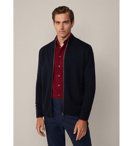 HM703250 Milano Fzip Jacket (M), Casuel, Laine, Marine - Hackett London - Modalova