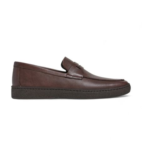 HMS21405 Peter Origin Mocassins en cuir (41), Marron, Plat, Aucun, Casuel - Hackett London - Modalova