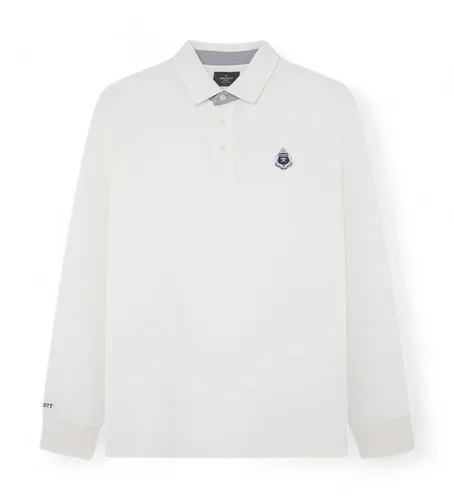 HM550982 Polo Heritage Small Logo (S), Casuel, Coton, Manche longue - Hackett London - Modalova