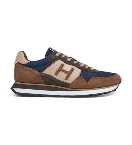 HMS21403 Baskets en cuir Telfor Vibe , marron (40), Plat, Lacets, Casuel - Hackett London - Modalova