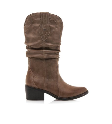 Bottes Tanubis marron (39), Tissu, 5 à 8 cm, Fermeture éclair, Casuel - MTNG - Modalova