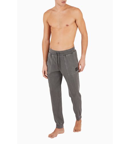 F538 Pantalon de pyjama teint dans la masse (L), Homewear, Grenat, Coton - Emporio Armani - Modalova